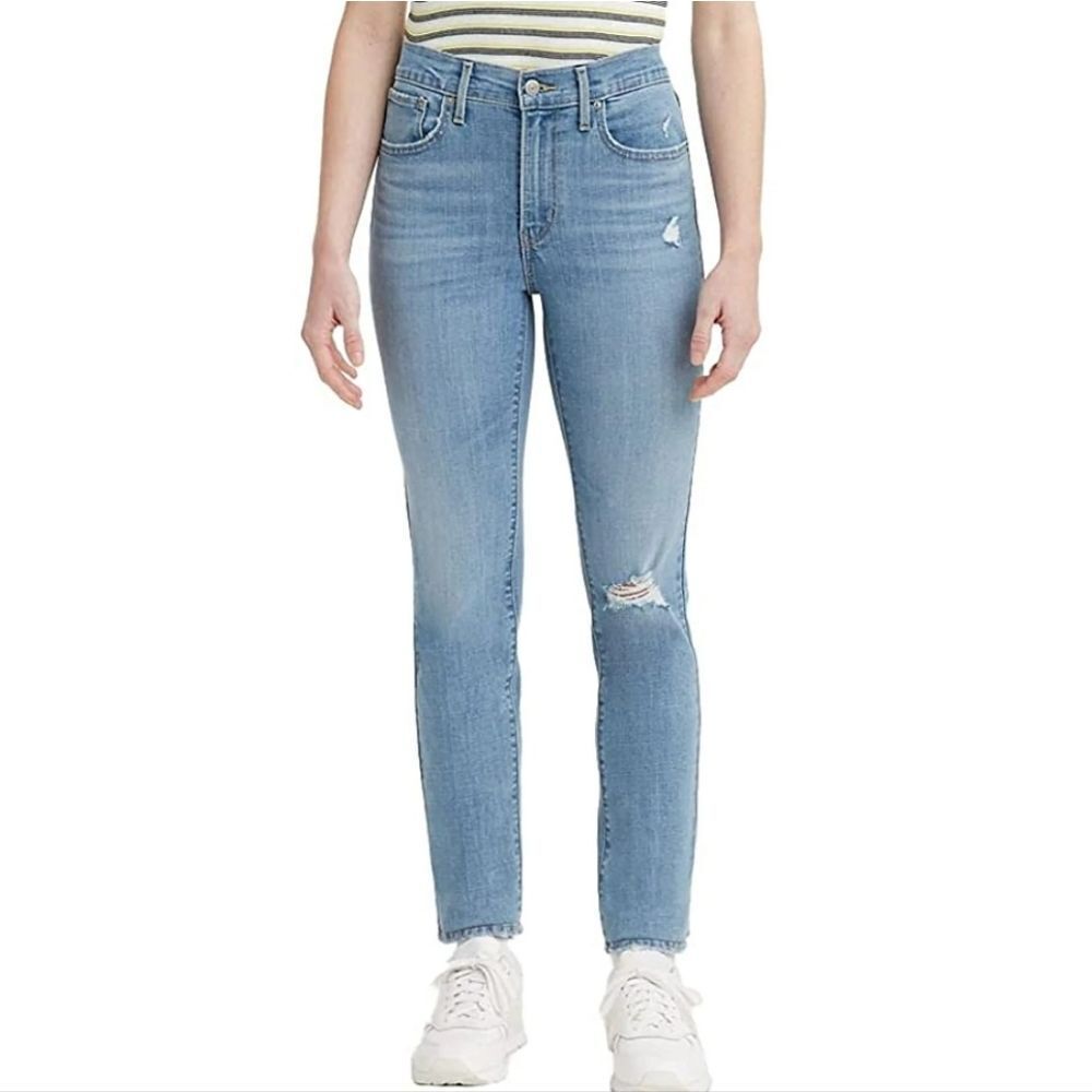 Levis Womens 10 SHORT 724 High Rise Straight Jeans
